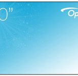 Optoma Fixed Frame ALR101 Leinwand geeignet für Wandmontage, 16:9 (100") 254 cm