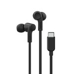 Belkin kabelgebundener In-Ear-Kopfhörer mit USB‑C-Anschluss, schwarz