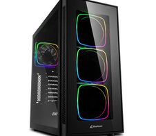 Sharkoon PC Gehäuse TG6 RGB ATX schwarz