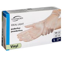 HYGONORM unisex Einmalhandschuhe IDEAL LIGHT weiß Größe L - 100 Stück