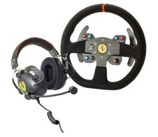 Thrustmaster RaceKit Ferrari 599XX Evo Edition with Alcantara - Alcantara Ferrari Lenkrad & Alcantara Ferrari Headset