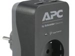 APC PME1WU2B-GR Essential SurgeArrest Black 1 Ausgang, 230V, 2 USB-Ports
