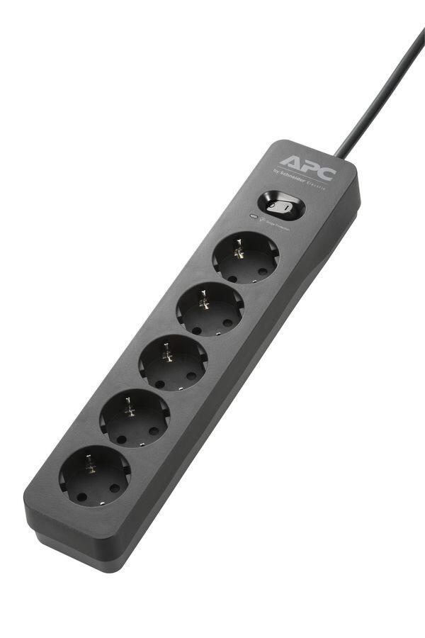 APC PME5B-GR Essential SurgeArrest Black 5 Ausgänge, 230 V