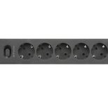 APC PME5U2B-GR Essential SurgeArrest Black 5 Ausgänge, 230 V, 2 USB-Ports