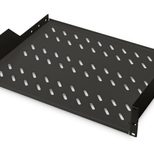 Digitus Fachboden 19"-Schränke festeinbau ab 450mm Tiefe bis 25kg 2HE RAL9005 schwarz (DN-19 TRAY-2-SW)