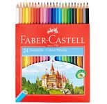 FABER-CASTELL CASTLE Buntstifte farbsortiert - 24 Stück
