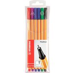 STABILO point 88 Fineliner farbsortiert 0,4 mm - 6 Stück