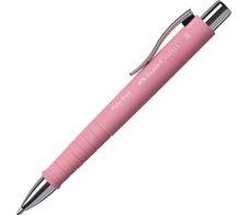 FABER-CASTELL Kugelschreiber POLY BALL Colous XB rose - Schreibfarbe blau