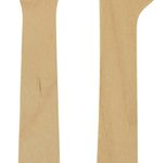 PAPSTAR Einweg-Besteckset pure Holz - 1 Pack = 250 Set