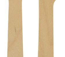 PAPSTAR Einweg-Besteckset pure Holz - 1 Pack = 250 Set