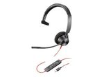 Poly Blackwire 3300 Series 3310 Mono Headset On-Ear