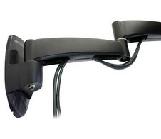 Ergotron Serie 200 Wandhalterung mit 2 Auslegern für einen Monitor bis 68,58 cm (27 Zoll) schwarz