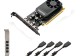 PNY Quadro P1000 4GB GDDR6 4x mini DP - VCQP1000-PB - Retail