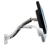 Ergotron MX Monitorarm Wandhalterung für einen Monitor bis 106,68 cm 42 Zoll Aluminium