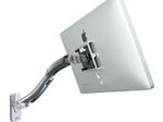 Ergotron MX Monitorarm Wandhalterung für einen Monitor bis 106,68 cm 42 Zoll Aluminium