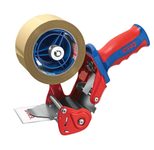 tesa 6400 Packband Handabroller - rotblau
