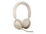 Jabra Evolve2 65 MS Stereo Headset On-Ear beige