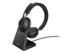 Jabra Evolve2 65 UC Stereo Headset On-Ear schwarz