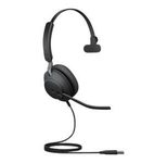 Jabra Evolve2 40 MS Mono Headset On-Ear konvertierbar, kabelgebunden, USB