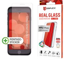 DISPLEX Real Glass + Case für Apple iPhone 7 / 8 / SE (2022)