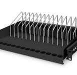 Digitus Fachboden 19"-Schränke ausziehbar für Smartphones, Tablets, Notebooks bis 50kg 1HE RAL9005 schwarz (DN-97665)