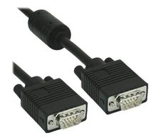 InLine - VGA-Kabel - HD-15 ohne Pol 9 (M) zu HD-15 ohne Pol 9 (M) - 5 m - geformt - schwarz