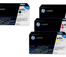 HP Original 645A Toner 4er Set schwarz, cyan, magenta, gelb