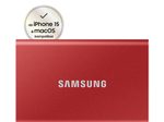 Samsung Portable SSD T7 500GB für PC/Mac (red)