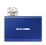 Samsung Portable SSD T7 500GB für PC/Mac (blue)