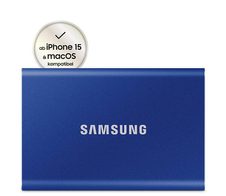 Samsung Portable SSD T7 500GB für PC/Mac (blue)
