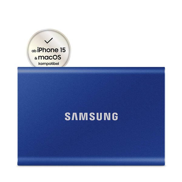Samsung Portable SSD T7 1 TB für PC/Mac blau video preview