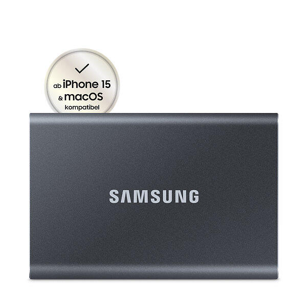 Samsung Portable SSD T7 1 TB für PC/Mac grau video preview