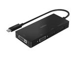 Belkin CONNECT USB-C auf HDMI/VGA/DisplayPort-Adapter, schwarz (AVC003btBK)