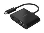 Belkin CONNECT USB-C auf VGA-Adapter, 60W PD, schwarz (AVC001btBK)