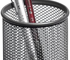 Zeller Mesh Stiftehalter aus Drahtmetall - anthrazit