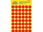 AVERY Zweckform Klebepunkte 3147 Ø 12,0 mm leuchtrot - 270 Stück