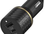 OtterBox 30 Watt Premium Auto-Ladegerät mit USB-C und USB-A (Schwarz)