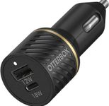 OtterBox 30 Watt Premium Auto-Ladegerät mit USB-C und USB-A (Schwarz)