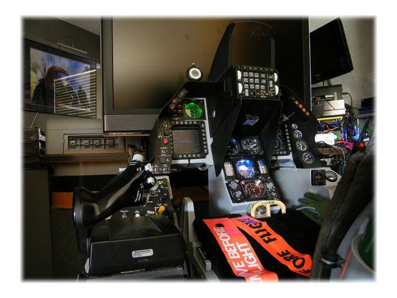 Thrustmaster MFD Cougar Pack Flugsimulator-Instrumentenbrett
