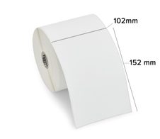 Zebra Z-Select 2000D Thermodirekt Etiketten 102mm x 152mm - 12er Pack