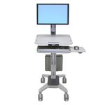Ergotron WorkFit-C Single LD mobiler Steh-Sitz Arbeitsplatz für ein Display bis 68,58 cm 27 Zoll
