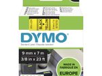 DYMO® Original D1-Schriftband für LabelManager™ 9mm x 7m - Polyester, wieder ablösbar -  schwarz auf gelb