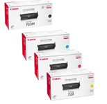 Canon Original Toner 723 4er-Set schwarz, cyan, magenta, gelb hohe Ergiebigkeit (OP2645B002)
