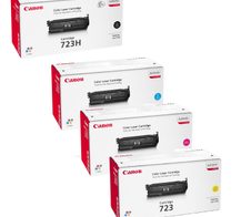 Canon Original Toner 723 4er-Set schwarz, cyan, magenta, gelb hohe Ergiebigkeit (OP2645B002)
