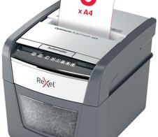 Rexel Optimum AutoFeed 45X Aktenvernichter P-4 45 Blatt schwarz