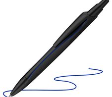 Schneider Kugelschreiber Reco schwarz - Schreibfarbe blau