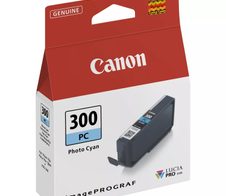 Canon Original PFI-300PC Druckerpatrone - fotocyan (4197C001)