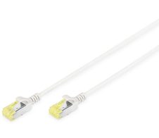 DIGITUS Patch-Kabel Slim RJ-45 (M) zu RJ-45 (M) 1m Kupfer U/FTP Cat 6a grau (DK-1624-A-010S)