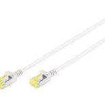 DIGITUS Patch-Kabel Slim RJ-45 (M) zu RJ-45 (M) 3m Kupfer U/FTP Cat 6a grau (DK-1624-A-030S)