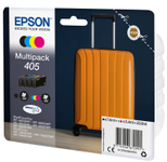 Epson Original 405 Koffer Druckerpatronen 4er Multipack schwarz gelb cyan magenta (C13T05G64020)